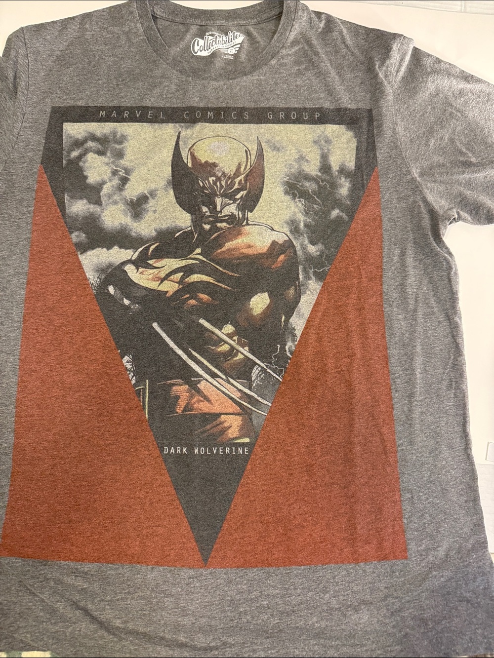 Wolverine Gray and Rust Graphic Tee